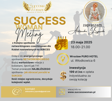 Dołącz do kolejnego spotkania Coachingowo - Networkingowego, w trakcie którego będziemy rozmawiać na temat tego jak porażki przekuwać w SUKCESY!